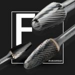 فرز فرم مخروطی سر گرد بلیدکات - فرم F یا SF یا RBF برند BladeCut