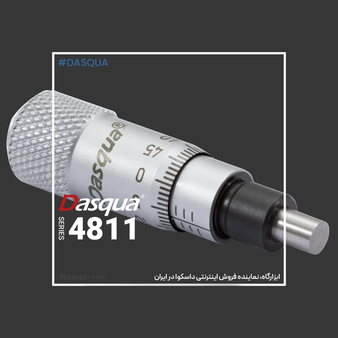 4811-1 هد میکرومتر 25 میلیمتری معمولی 4811 داسکوا DASQUA