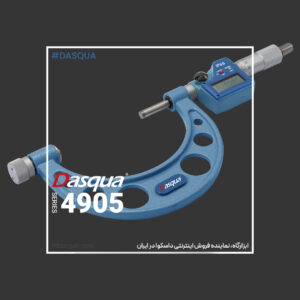 میکرومتر دیجیتال خارجی ضد آب IP65 و نوک‌های قابل تنظیم 4905 داسکوا DASQUA