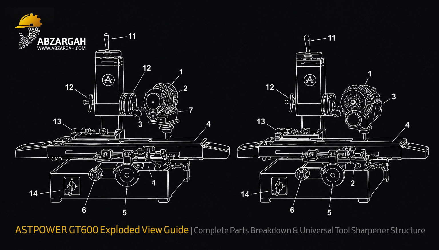 ASTPOWER GT600 Exploded View Guide