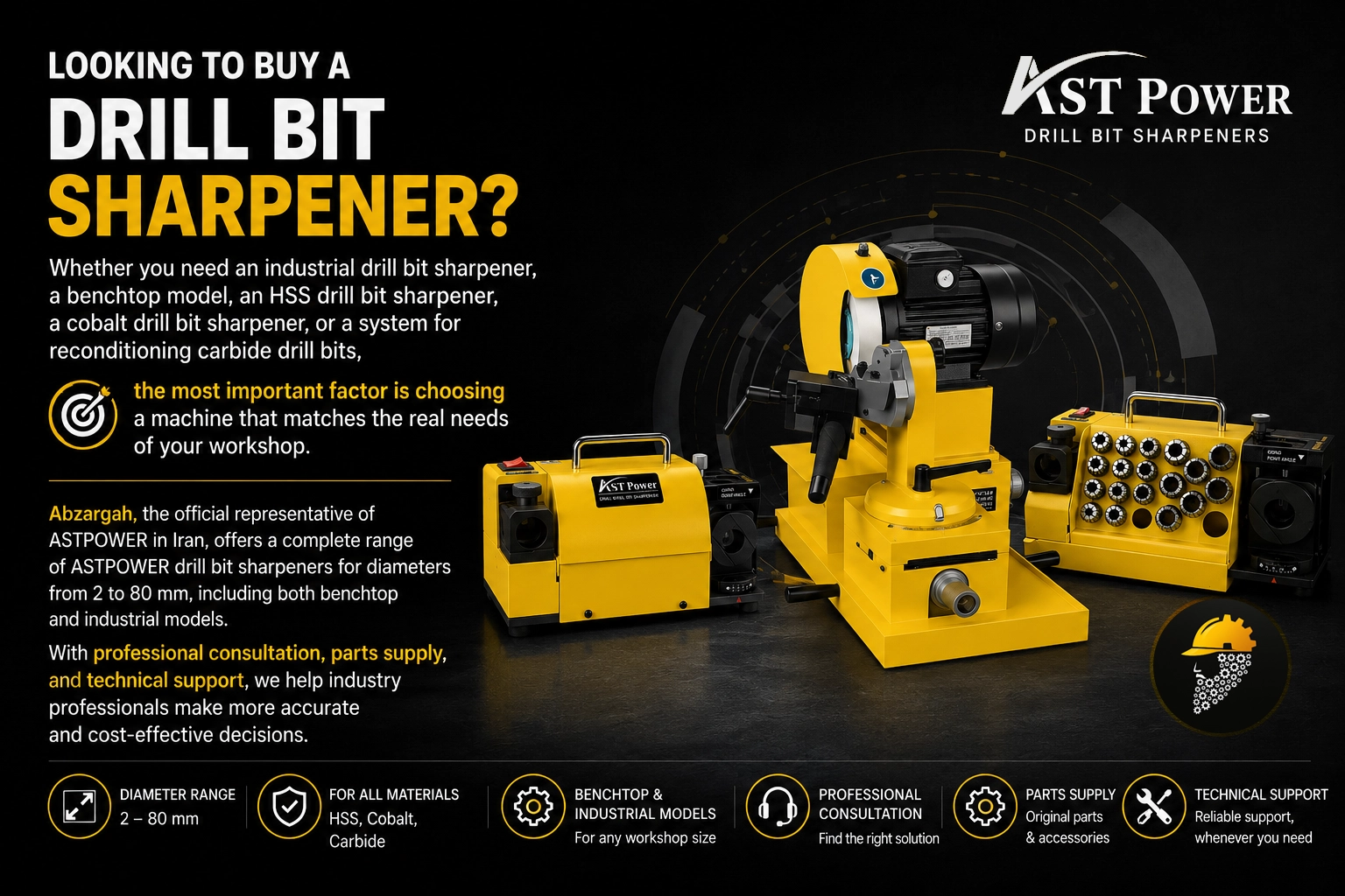 ابزارگاه به عنوان نماینده فروش محصولات ASTPOWER در ایران