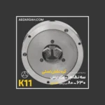 سه نظام دستگاه تراشکاری کره نشان اصلی K11 فک خارجی - Image 3
