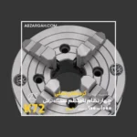 چهار نظام نامنظم دستگاه تراشکاری کره نشان اصلی K72 فک مستقل - Image 4