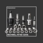 ست کامل ابزارگیر فرز RICHMILL NT40-32HA به همراه کولت و متعلقات ژاپن